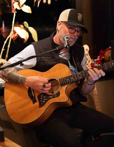 Chris Cullen playing guitar